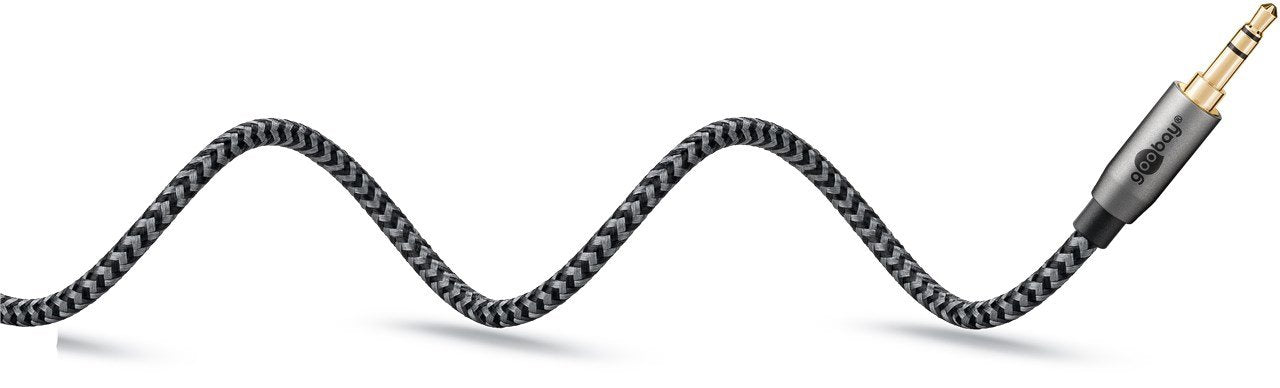 EAN 4040849652783 - Goobay 65278 cable de audio 1 m 3,5mm TRS Negro, Plata imagen 7