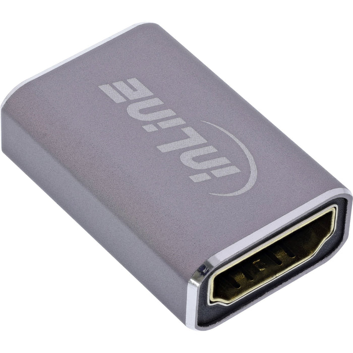 EAN 4043718338184 - InLine 17991A cambiador de género para cable HDMI A Gris imagen 1