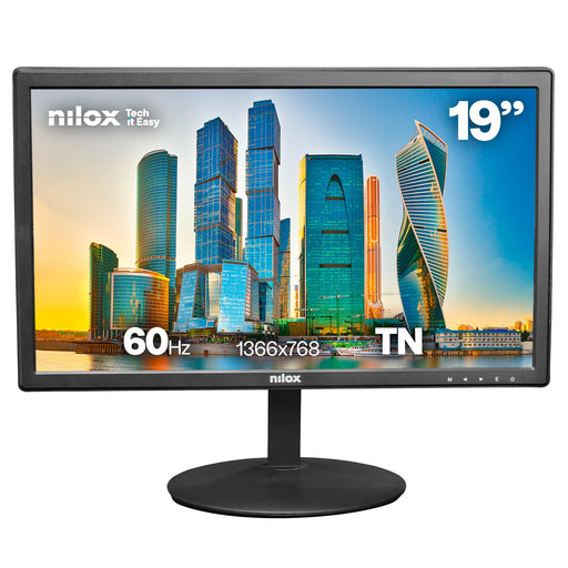 EAN 8431775035690 - Nilox NXM19FHD11 pantalla para PC 47 cm (18.5") 1366 x 768 Pixeles HD LED Negro imagen 1