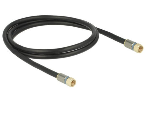 EAN 4043619889501 - DeLOCK 88950 cable coaxial RG-6/U 10 m F plug Negro imagen 2
