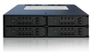 EAN 0115970716964 - Icy Dock MB994SP-4SB-1 panel bahía disco duro 13,3 cm (5.25") Panel de instalación Negro imagen 4