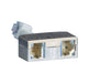 EAN 4250184102106 - BTR NETCOM pnp 2 divisor de red Plata imagen 1