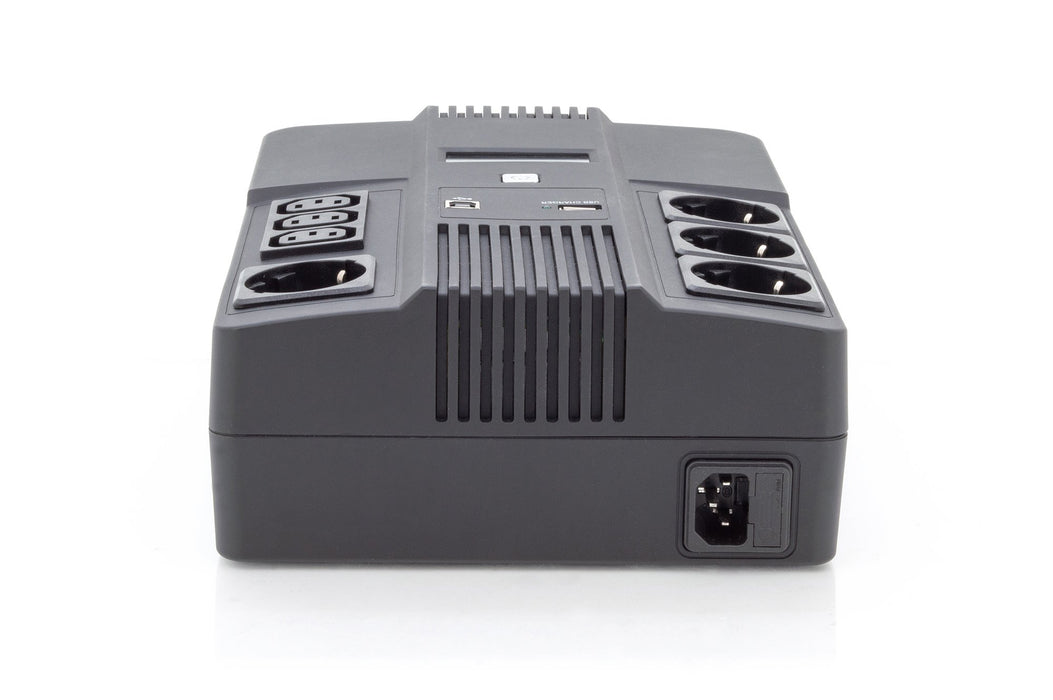 EAN 4016032456582 - Digitus DN-170111 sistema de alimentación ininterrumpida (UPS) Línea interactiva 0,8 kVA 7 salidas AC imagen 4