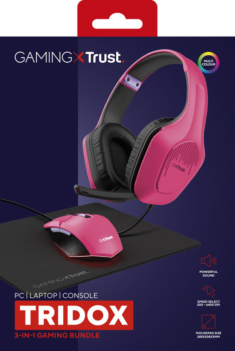 EAN 8713439251791 - Trust GXT 790 Auriculares Alámbrico Diadema Juego Negro, Rosa imagen 9