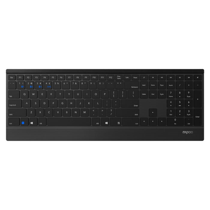 EAN 6940056187512 - Rapoo 9500M teclado Ratón incluido RF inalámbrico QWERTZ Alemán Negro imagen 1