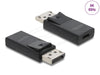 EAN 4043619610785 - DeLOCK 61078 cambiador de género para cable USB Type-C DisplayPort Negro imagen 1