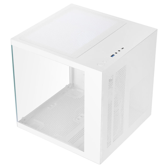 EAN 8435693114819 - Mars Gaming MC-CUBEW carcasa de ordenador Mini Tower Blanco imagen 4