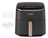 EAN 810123671519 - Cosori Turbo Blaze Chef Edition Sencillo 6 L Independiente 1725 W Freidora de aire caliente Negro, Oro ros imagen 3