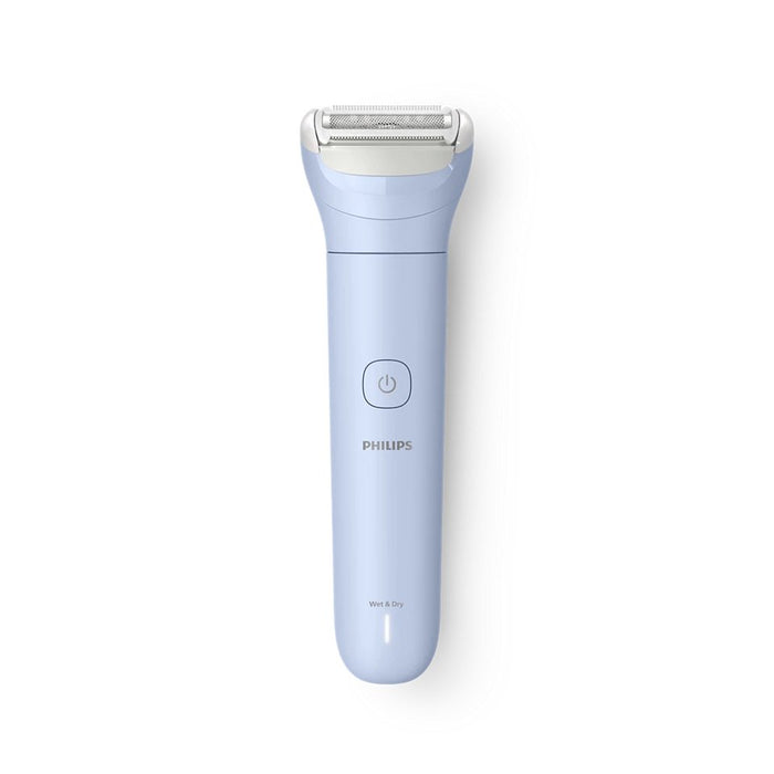 EAN 8720689038249 - Philips 6000 series BRL127/00 maquinilla de afeitar para mujer 1 cabezal(es) Recortadora Azul imagen 2