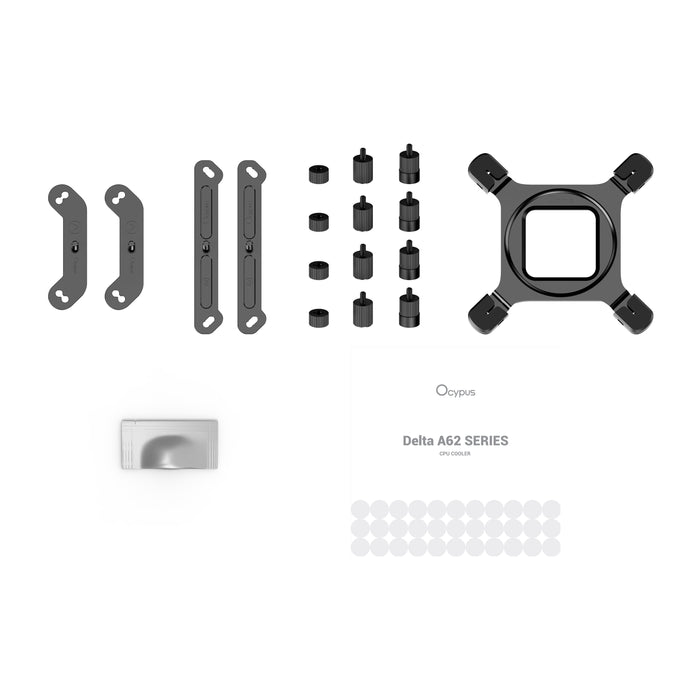 EAN 6977414880006 - Ocypus Delta A62 ARGB Procesador Refrigerador de aire 12 cm Negro 1 pieza(s) imagen 8
