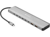 EAN 5705730136801 - Sandberg 136-80 base para portátil y replicador de puertos Alámbrico USB 3.2 Gen 2 (3.1 Gen 2) Type-C Gri imagen 1