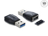 EAN 4043619673391 - DeLOCK 67339 cambiador de género para cable Type-A Type-E Negro imagen 1