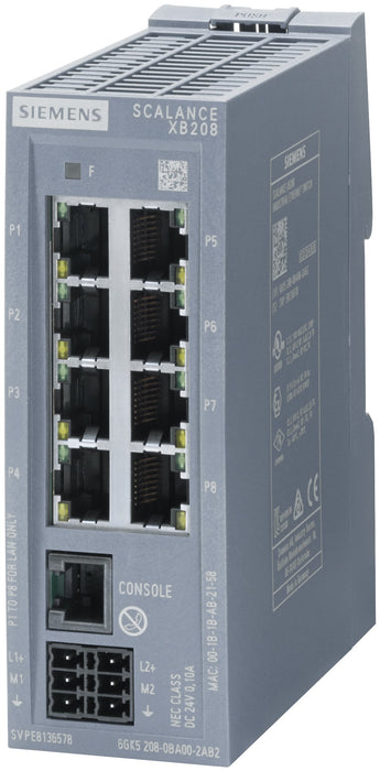 EAN 4047622178324 - Siemens 6GK5208-0BA00-2AB2 switch imagen 1
