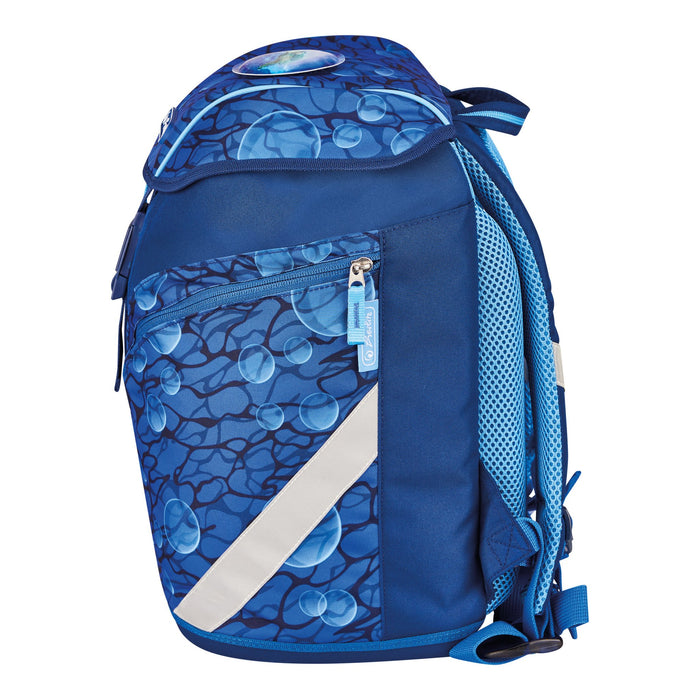 EAN 4008110344546 - Herlitz SoftLight Plus GreenLine Deep Sea juego de mochila escolar Niño Poliéster Azul imagen 10