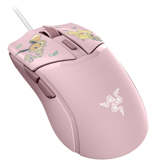 EAN 8887910085462 - Razer Cobra – Pikachu & Eevee Edition ratón Juego Mano derecha USB tipo A Óptico 8500 DPI imagen 3