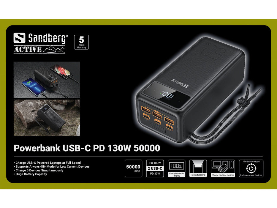 EAN 5705730420757 - Sandberg 420-75 batería externa Ión de litio 50000 mAh Negro imagen 10