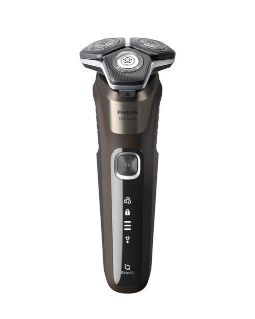 EAN 8720689008457 - Philips SHAVER Series 5000 S5886/30 afeitadora Máquina de afeitar de rotación Recortadora Negro, Marrón imagen 2