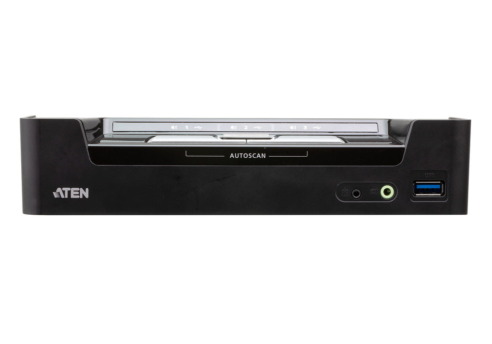 EAN 4710469340604 - ATEN CS1953-AT interruptor KVM Negro imagen 3