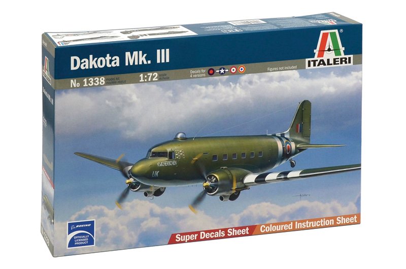 EAN 8001283013383 - Italeri Dakota Mk.III Maqueta de avión de ala fija Kit de montaje 1:72 imagen 1