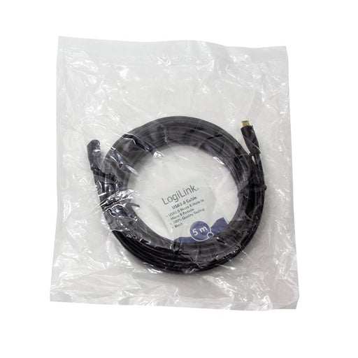 EAN 4052792047202 - LogiLink CU0125 cable USB USB 2.0 5 m Micro-USB B 0,48 Gbit/s Negro imagen 2