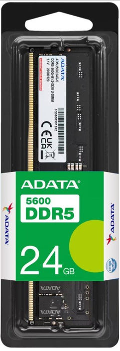 EAN 4711085943934 - ADATA AD5U560024G-S módulo de memoria 24 GB 1 x 24 GB DDR5 5600 MT/s 288-pin DIMM imagen 2
