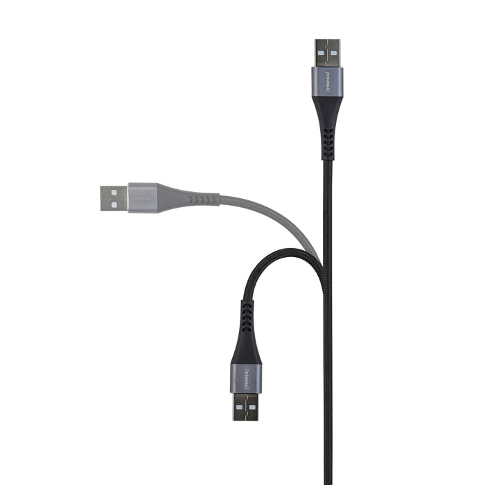 EAN 4034303038800 - Intenso CHARGING / DATA CABLE / MODEL A60C / 1 METER LENGTE / KLEUR ZWART cable USB 1 m USB A USB C Negro imagen 3