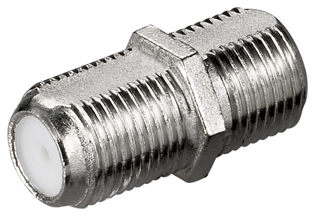 EAN 4040849113727 - Goobay 11372 cambiador de género para cable F Plata imagen 1