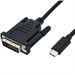 EAN 7611990145829 - ROLINE 11045831 2 m DVI-D USB Tipo C Negro imagen 1