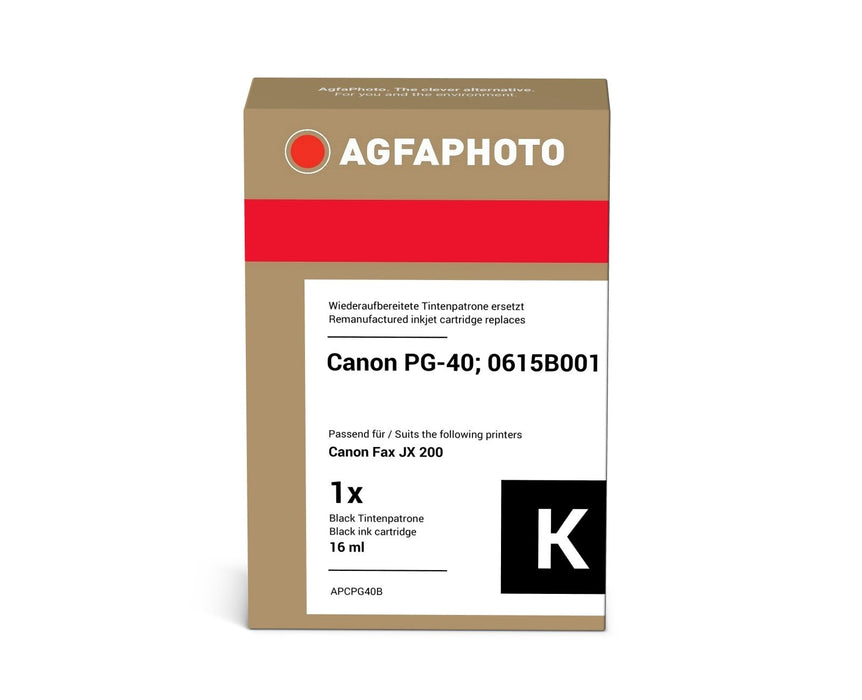 EAN 4250164812551 - AgfaPhoto APCPG40B cartucho de tinta 1 pieza(s) Compatible Rendimiento estándar Negro imagen 2