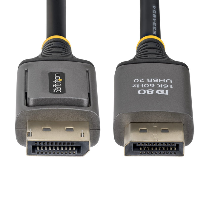 EAN 65030920421 - StarTech.com DP21V-1M-DP80-CABLE cable DisplayPort Negro imagen 5