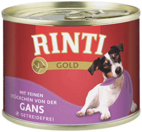 EAN 4000158910028 - RINTI 91002 alimento húmedo para perros Ganso Adulto 185 g imagen 1