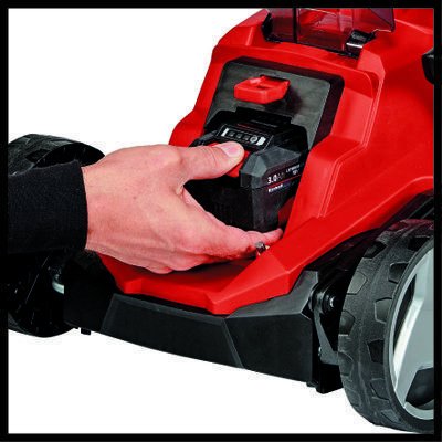 EAN 4006825647686 - Einhell GE-CM 18/33 Li-Solo Cortacésped de empuje a gasolina Batería Negro, Rojo imagen 8
