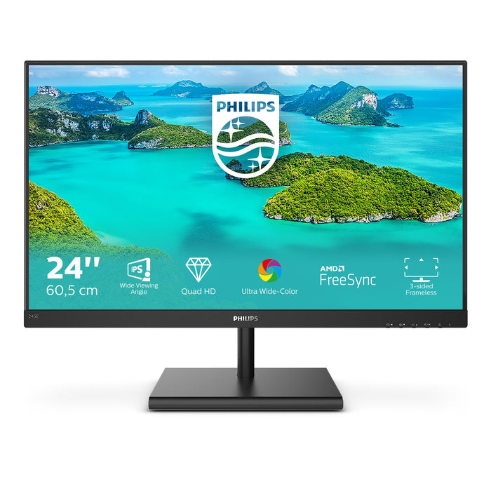 EAN 8712581758530 - Philips E Line 245E1S/00 pantalla para PC 60,5 cm (23.8") 2560 x 1440 Pixeles 2K Ultra HD LCD Negro imagen 3
