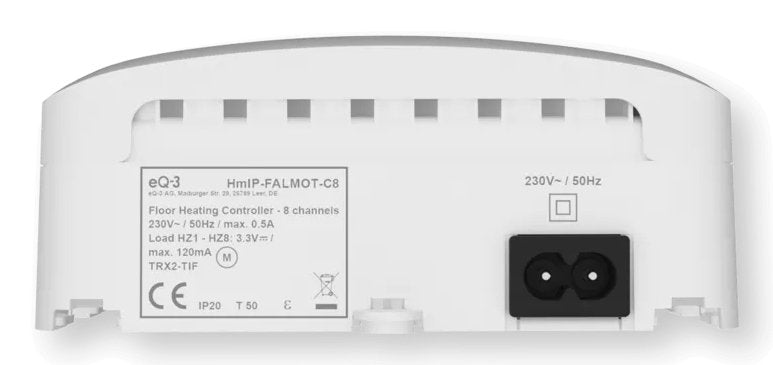 EAN 4047976616565 - Homematic IP HmIP-FALMOT-C8 termoestato RF Blanco imagen 5