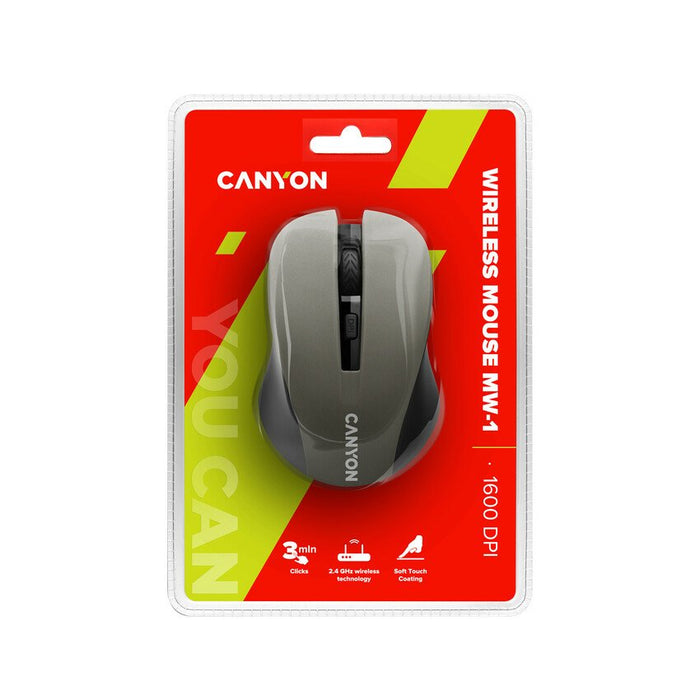 EAN 8717371865580 - Canyon CNE-CMSW1G ratón Oficina Ambidextro RF inalámbrico Óptico 1200 DPI imagen 6