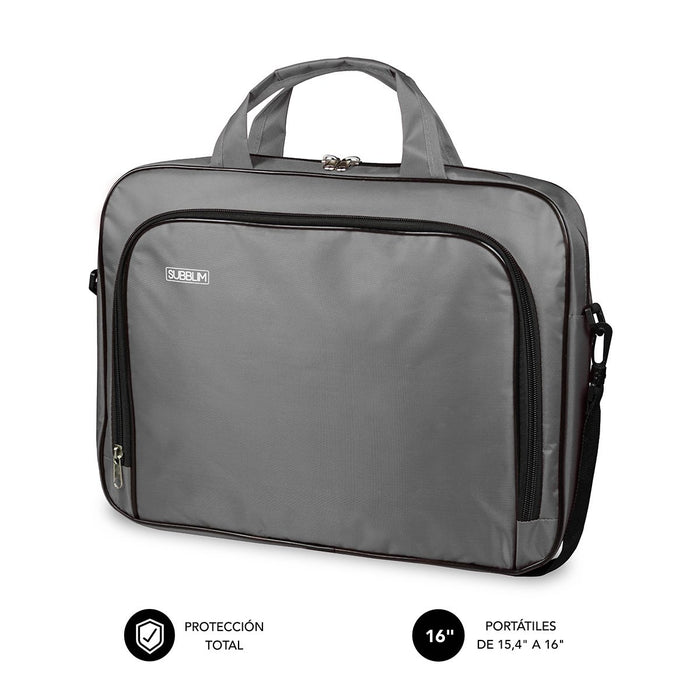 EAN 8436586741266 - SUBBLIM SUB-LB-1OLB051 maletines para portátil 40,6 cm (16") Maletín Toploader Gris imagen 1