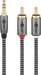 EAN 4040849652899 - Goobay 65289 cable de audio 3 m 3,5mm 2 x RCA Negro, Plata imagen 2