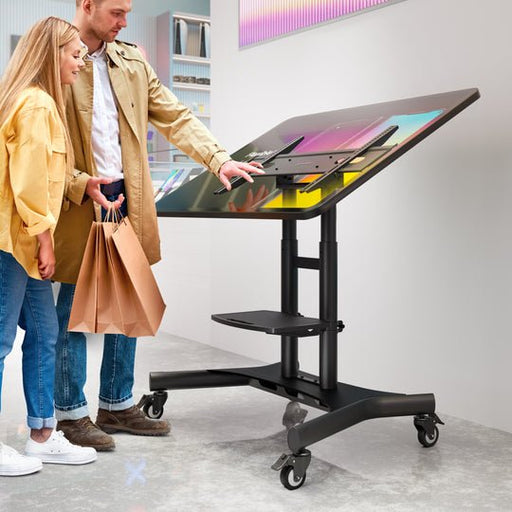 EAN 4603728443515 - ONKRON TS1380-B soporte para TV 2,11 m (83") Negro imagen 2