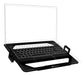 EAN 850072937410 - Arozzi AZ-ALZARE-LH-BK soporte para ordenador portátil Negro 45,7 cm (18") imagen 3