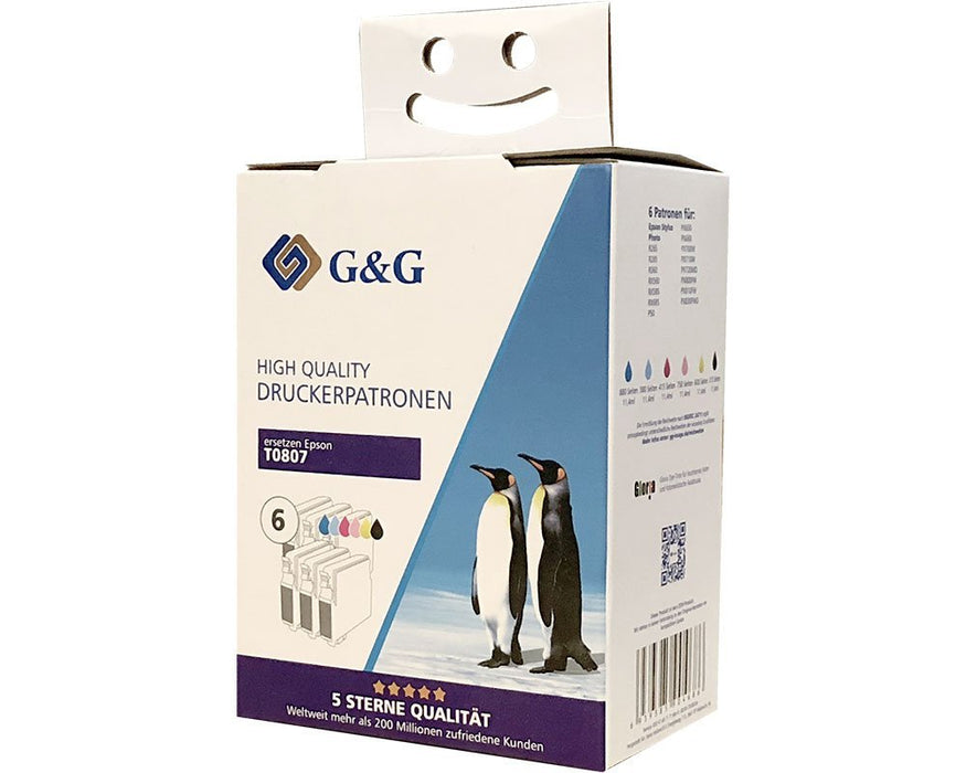 EAN 6939385904686 - G&G 70346 cartucho de tinta 6 pieza(s) Compatible Negro, Cian, Amarillo, Magenta, Fotos cian, Foto magent imagen 3