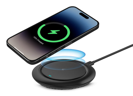 EAN 8427542132433 - Ksix BXCQI1501N cargador de dispositivo móvil Universal Blanco Cargador inalámbrico Interior imagen 1