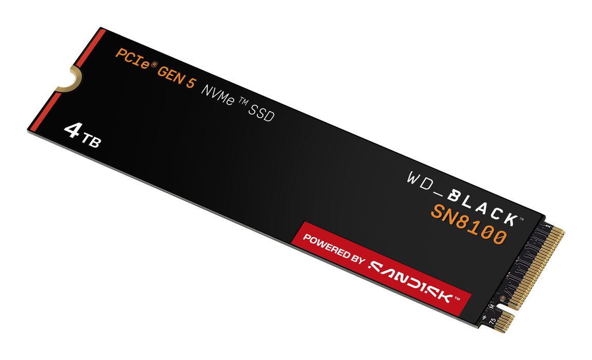 EAN 0619659220891 - SanDisk Black WD_BLACK SN8100 NVMe 4 TB M.2 PCI Express 5.0 TLC 3D NAND imagen 4
