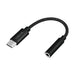 EAN 4052792068795 - LogiLink UA0398 cable de audio 0,13 m 3.5mm TRRS USB Tipo C Negro imagen 1