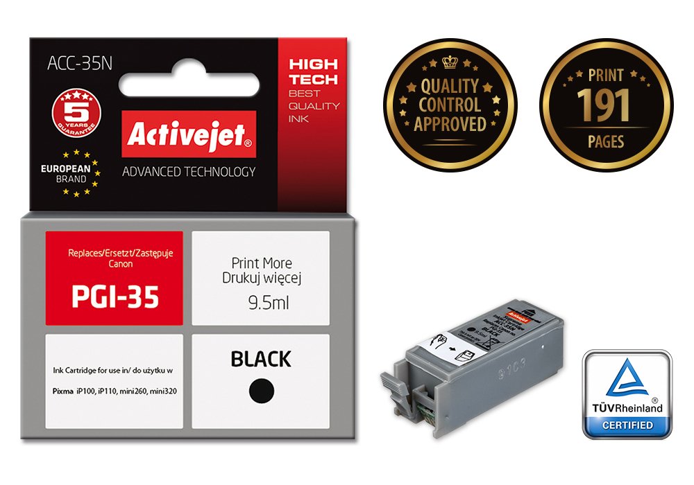 EAN 5901443106838 - Activejet ACC-35N cartucho de tinta 1 pieza(s) Compatible Alto rendimiento (XL) imagen 1