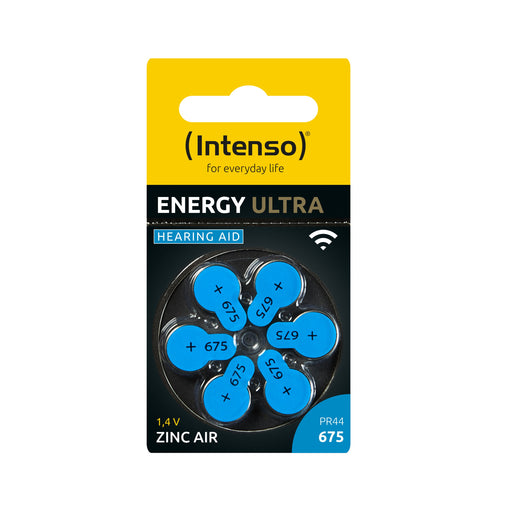 EAN 4034303029044 - Intenso Energy Hearing Aid A675 Batería de un solo uso 675 Zinc-Aire imagen 2