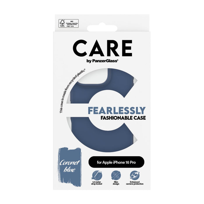 EAN 5715685004643 - PanzerGlass CARE™ by ® Case Blue iPhone 16 Pro funda para teléfono móvil Azul imagen 3