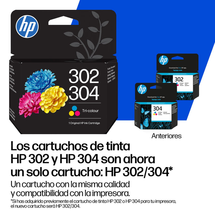 EAN 0199764139535 - HP 302/304 Tri-color Original Ink Cartridge cartucho de tinta 1 pieza(s) Cian, Magenta, Amarillo imagen 3