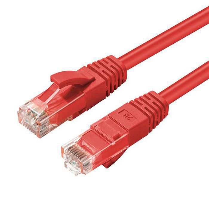 EAN 5705965943762 - Microconnect UTP5005R cable de red Rojo 0,5 m Cat5e U/UTP (UTP) imagen 1