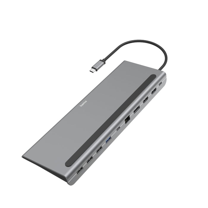 EAN 4047443470966 - Hama 00200100 base para portátil y replicador de puertos USB 3.2 Gen 1 (3.1 Gen 1) Type-C Antracita imagen 1