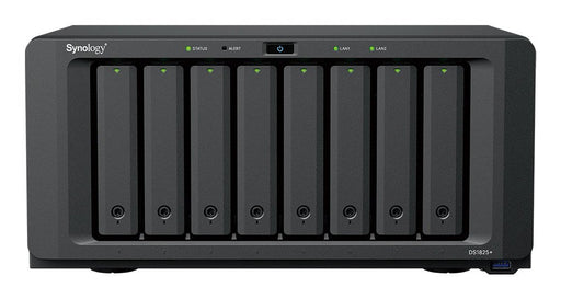 EAN 4711174727216 - Synology DiskStation DS1825neo+ NAS Escritorio AMD Ryzen V1500B 4 GB DDR4 0 TB Synology DSM Negro imagen 1